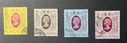 (STAMPS 7-1-2023) Hong Kong (used / Tamponner) Selection Of 4 Stamps ($ 5 To $ 50) - Oblitérés