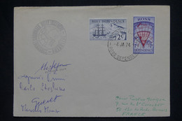 ÎLE DE ROSS - Enveloppe D'expédition Antarctique Avec Signatures En 1974 - L 137354 - Otros & Sin Clasificación