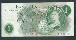 Grande-Bretagne - Billet De 1 Pound - Elizabeth II  -   N2IJ804554-  Laura 8504 - 1 Pound