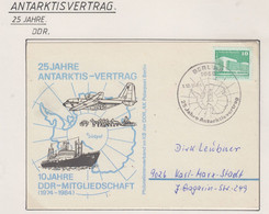 DDR 1984 25J. Antarktis-Vertrag Cover (XA178A) - Traité Sur L'Antarctique