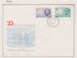 Poland 1986 Antarctic Treaty 2v FDC  (XA178) - Traité Sur L'Antarctique