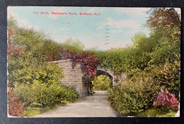 CARTE POSTALE / USA IVY ARCH DELAWARE PARK BUFFALO NY / 1910 TO ZURICH SWITZERLAND - Buffalo