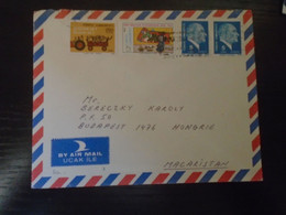 D192784  Turkey Türkiye  Armail  Cover Ca 1978  Istanbul  Sent To Hungary  Macaristan - Brieven En Documenten