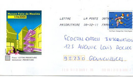 PAP -2011-- LILLE 3000 --Nord -59  -Maison Folie De Moulins ....repiquage  Tp Niky De St Phalle - Prêts-à-poster:  Autres (1995-...)