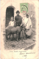 CPA Carte Postale  Algérie Alger  Types Arabes 1906 VM61561 - Kinder