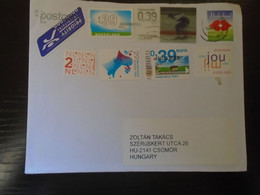 D192789  Netherlands   Airmail Cover  Ca 2010  - To Hungary Skating  Yvonne Van Gennip 2006 Calgary - Storia Postale