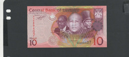 LESOTHO - Billet 10 Maloti 2010 SPL Pick.21 - Lesoto