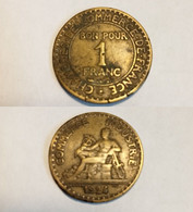Bon Pour 1 Franc Chambre Du Commerce De France 1923 - Varianten En Curiosa