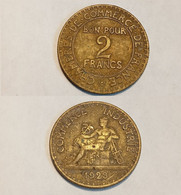 Bon Pour 2 Franc Chambre Du Commerce De France 1924 - Errores Y Curiosidades