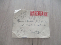 Lettre France Oroplan Pneumatique Saint Mandé Pour Neuilly 1948 10/05 - Storia Postale