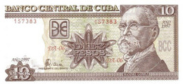 CUBA 10 PESOS 1997 P 117a UNC SC NUEVO - Cuba