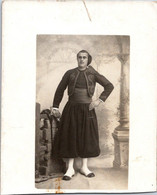 JOLIE MORCEAU DE CARTE  PHOTO DE ZOUAVE - Uniformi