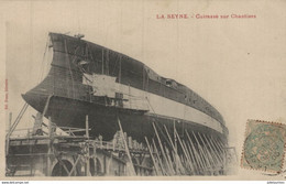 83 LA SEYNE CUIRASSE SUR CHANTIERS CPA BON ETAT - La Seyne-sur-Mer