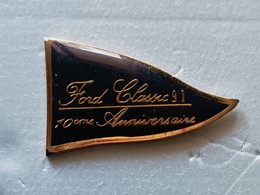 Pin's Ford Classic 91 10eme Anniversaire - Ford