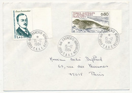 TAAF - Env. Affr. 0,60F Phoque Crabier + 1,40F Jean Loranchet - Port Aux Français-Kerguelen 15/12/1984 - Covers & Documents