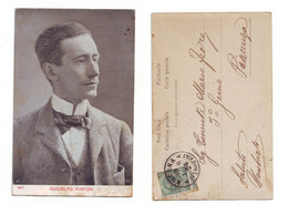 Guglielmo Marconi Personaggi Famosi Ritratto - 2697 Viaggiata Anni '10 Alterocca A Mario Fiore Eroe Di Nervesa 1911 - Nobel Prize Laureates