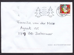 Netherlands: Cover, 2022, 1 Stamp, Christmas Cards, Glove, Mitten (minor Creases) - Lettres & Documents