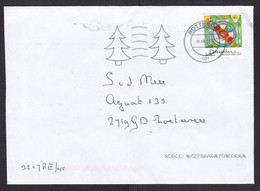 Netherlands: Cover, 2022, 1 Stamp, Christmas Cracker, Candy, Dinner Table Tradition (minor Crease) - Lettres & Documents