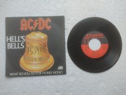 AC DC Tournée 1980/1981  - 45t Vinyle - Hell's Bells - France - Hard Rock En Metal