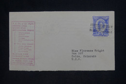 TONGA - Enveloppe Du S/S City Of Los Angeles, De Niaufou Pour Les USAen 1934 , Oblitération Escale Maritime - L 137359 - Tonga (...-1970)