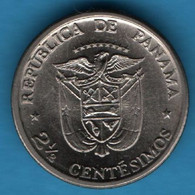 PANAMA 2½ CENTESIMOS 1973 KM# 32 FAO PRO MUNDI BENEFICIO - Panamá
