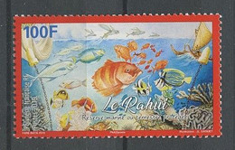 POLYNESIE 2019 N° 1211 ** Neuf MNH Superbe Faune Poissons Fishes Le Rahui Règle De Protection Réserve Marine - Neufs