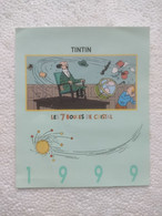 1999 AGENDA CALENDRIER TINTIN LES 7 BOULES DE CRISTAL Hergé Moulinsart - Agendas & Calendriers