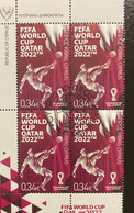 2022 Chypre Cyprus FIFA World Cup Qatar 2022 Bloc 4 Oblitéré Cachet Premier Jour First Day Stamp - 2022 – Qatar