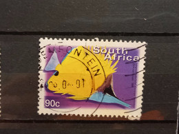 FRANCOBOLLI STAMPS SUD AFRICA SOUTH SUID 2000 USED SERIE PESCI FISH OBLITERE' - Used Stamps