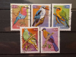 FRANCOBOLLI STAMPS SUD AFRICA SOUTH SUID 2000 USED SERIE COMPLETA COMPLETE UCCELLI BIRDS OBLITERE' - Usados