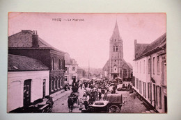 Pecq 1905: Le Marché. Très Animée - Pecq