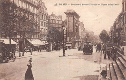 PIE-LEM-22-9377 : PARIS. BOULEVARD BONNE-NOUVELLE ET PORTE SAINT-DENIS - Non Classés