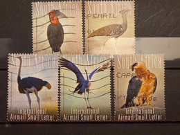 FRANCOBOLLI STAMPS SUD AFRICA SOUTH SUID 2008 USED SERIE COMPLETA COMPLETE UCCELLI BIRDS OBLITERE' - Usati