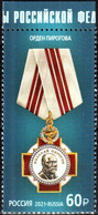 Russia 2021 "Order Of Pirogov" 1v Quality:100% - Nuevos