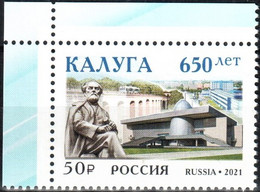 Russia 2021 "650th Anniversary Of Kaluga" 1v Quality:100% - Nuovi