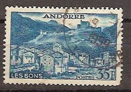 Andorra Francesa U 150a (o) Usado. 1955 - Oblitérés