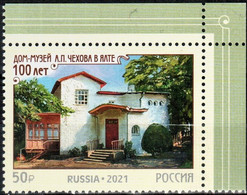 Russia 2021 "100th Anniversary Of The House-Museum Of Chekhov In Yalta" 1v Quality:100% - Neufs