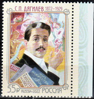 Russia 2022 "150th Anniversary Of S. Diaghilev (1872-1929), Theatrical And Artistic Figure" 1v Quality: 100% - Unused Stamps