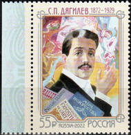 Russia 2022 "150th Anniversary Of S. Diaghilev (1872-1929), Theatrical And Artistic Figure" 1v Quality: 100% - Nuevos