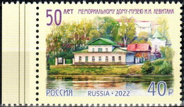 Russia 2022 «50th Anniversary Of The Memorial House-Museum Of I.Levitan» 1v Quality:100% - Neufs