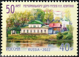 Russia 2022 «50th Anniversary Of The Memorial House-Museum Of I.Levitan» 1v Quality:100% - Nuevos