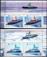 Russia 2022 «Nuclear Icebreaker Fleet Of Russia» 2v Zd Zf X 2 Quality:100% - Unused Stamps