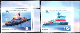 Russia 2022 «Nuclear Icebreaker Fleet Of Russia» 2v Quality:100% - Neufs