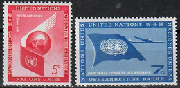 1959 Air Mail Sc C6-7 / YT A 6-7 / Mi 60-61 MNH / Neuf Sans Charniere / Postfrisch [zro] - Luftpost
