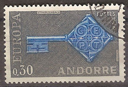 Andorra Francesa U 188 (o) Usado. 1968 - Used Stamps