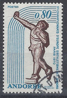 Andorra Francesa U 205 (o) Usado. 1970 - Used Stamps