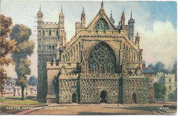 GREAT BRITAIN. POSTCARD EXETER CATHEDRAL - Exeter