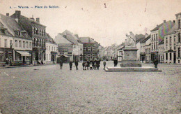 Wavre  Place Du Sablon Animée Voyagé En 19 ????mais Ne Possède Plus De Timbre - Wavre