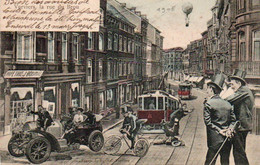 Verviers  La Rue Du Brou Trams, Voiture,vélo  Voyagé En 1905 - Verviers