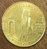 59 LILLE VILLE D'ART ET D'HISTOIRE MDP 2019 MÉDAILLE SOUVENIR MONNAIE DE PARIS JETON TOURISTIQUE MEDALS COINS TOKENS - 2019